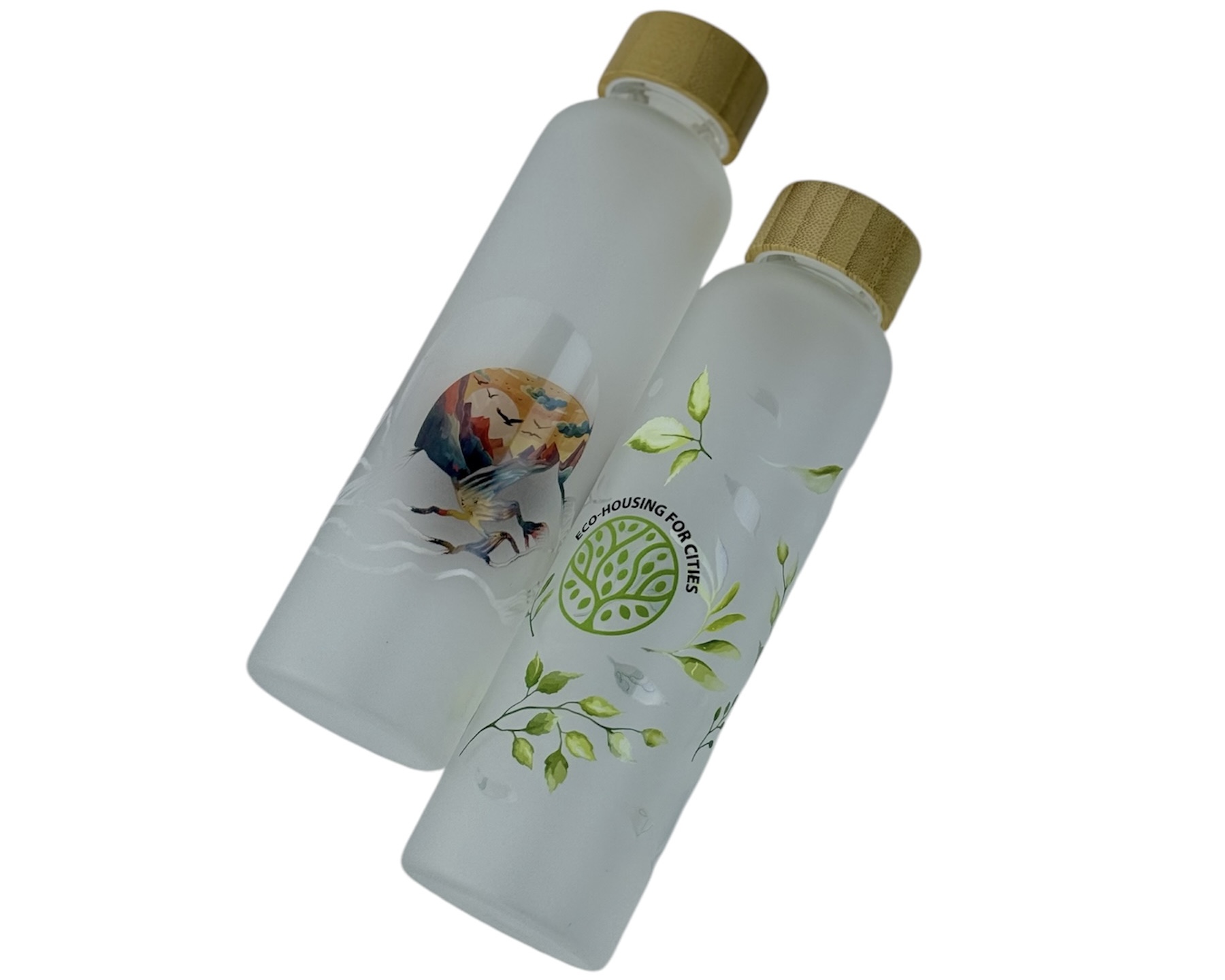 Бутылка с логотипом
